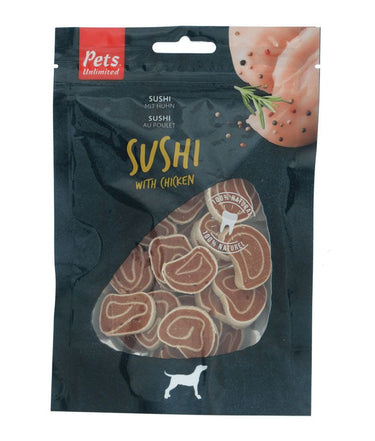 Pets Unlimited Sushi with Chicken Dog Treats 100g -